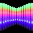 LifBetter Light Up Glow Sticks Bulk, LED Foam Sticks in The Dark with 3 Modes Flashing Led Foam Multicolor Batons Light up Party Favors for Birthdays, Weddings, Concerts, Festivals (30pcs)