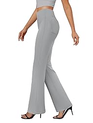 DLOODA Womens Bootcut Dress Pants Business Casual