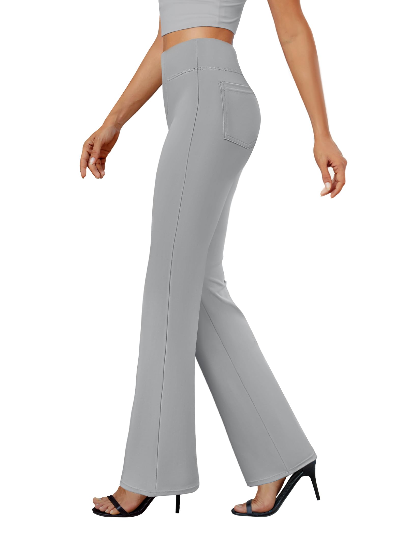DLOODA Womens Bootcut Dress Pants Business Casual