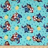 Disney Lilo And Stitch Ohana Means Family Multi Bright Fabric By The Yard