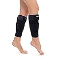 2U2O Calf Brace (Pair) - Adjustable Shin Splint Compression Support for Calf Pain Relief, Recovery, Sprain, Swelling, Tennis Leg, Lower Leg Wrap - Calf Sleeve for Men or Women - Universal Size
