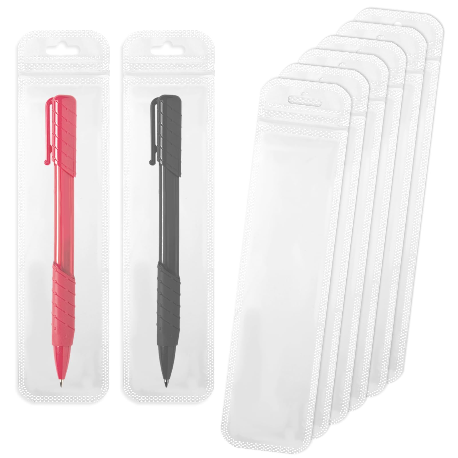Photo 1 of 100 Pcs Resealable Pen Packaging Bags, 2.75x8.66 inch- Clear Pen Packaging Bags for Bead Pens, Small Business Office Home Party Favor Food Storage Cookies Sample Jewelry