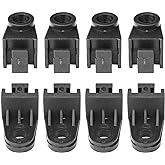 Mysttoo 8PCS Universal Electric Radiator Fan Mounting Kit | L-Shape Fan Bracket Feet Mount Legs Install Tab,Plastic Electric Engine Intercooler Cooling Fan Mounting Tabs