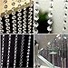 Fashionclubs 33ft Acrylic Clear Diamond Garland Strands Crystal Beads Chain For Christmas/Wedding Decoration