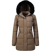 GOLDLADIES Women's Winter Coat Long Waterproof Parka - Warm Snow Jacket for Women,Windproof Winter Jacket for Cold Weather