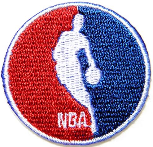 1.5" Mini NBA Official Basketball Logo Sign Patch Iron on Applique Embroidered T shirt Jacket Gift BY SURAPAN