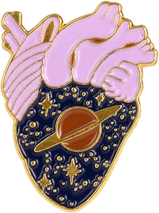 15pcs Anatomical Heart Enamel Pins Medical Anatomy Brooch Heart Neurology Pins for Doctors and Nurses Lapel Pin Bags Badge Gifts