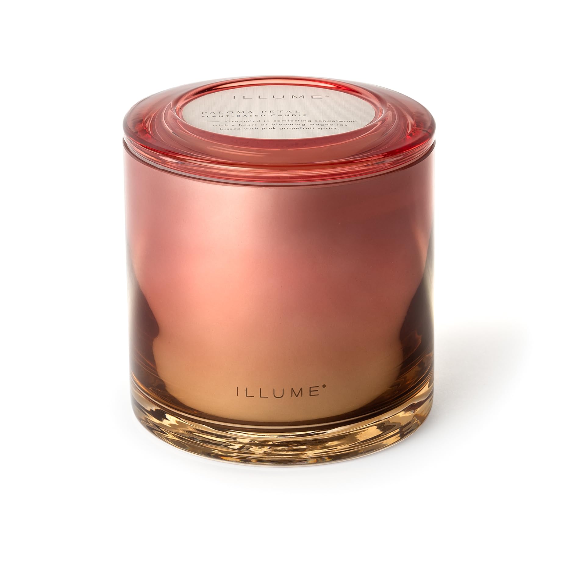 Illume Beautifully Done Essentials Paloma Petal Statement Glass Scented Soy Candle