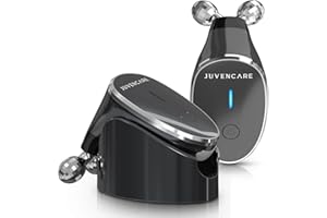 JUVENCARE Microcurrent Facial Device- 6 in 1 Advanced Face Microcurrent Device- Microcurrent Facial Machine- Skin Care (Dark Grey)