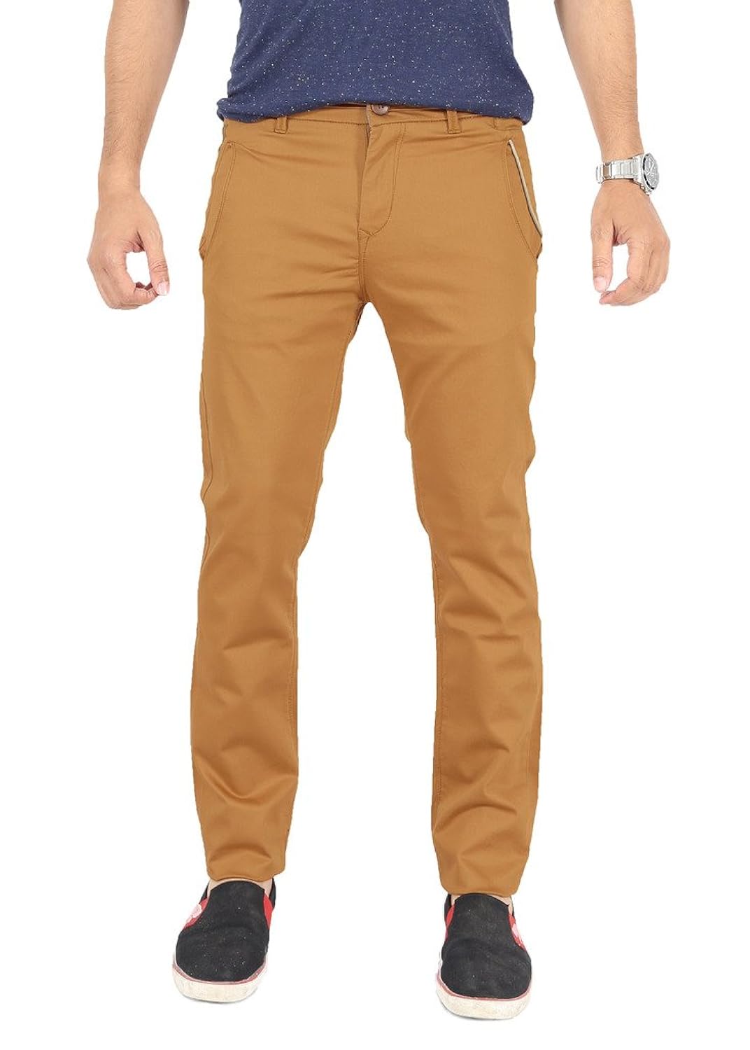 100% cotton lycra slim fit stretchable mens cheops by uber urban