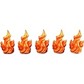 EnderToys Fire Tokens, Terrain Scenery for Tabletop 28mm Miniatures Wargame, 3D Printed and Paintable