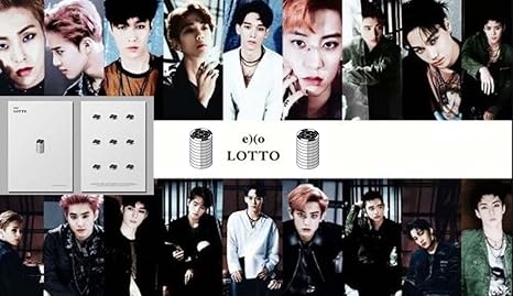 EXO [ KOREAN Version ] Exact 3rd Repackage Vol. 3 KPOP LOTTO Album CD + Fotobuch + Fotokarte