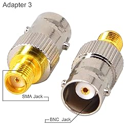 onelinkmore SMA to BNC Kits 2 Set RF Coaxial