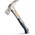 ESTWING Sure Strike Hammer - 20 oz Rip Claw Hammer with Smooth Face & Carbon Fiber Handle - SSCF20S