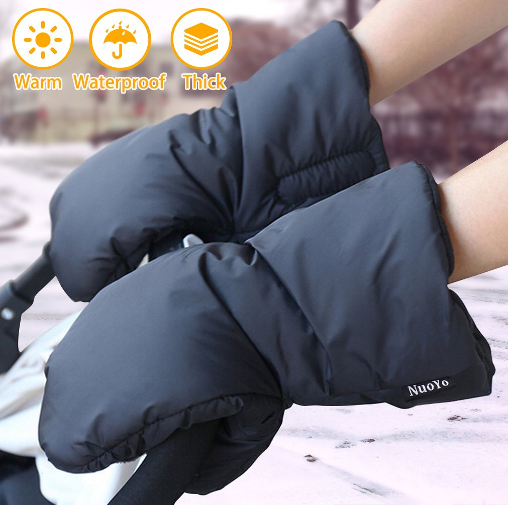 NuoYo Guantes de Silla de Paseo Manoplas Guantes de Forro Polar Impermeable Invierno Protege Manos Guantes Caliente
