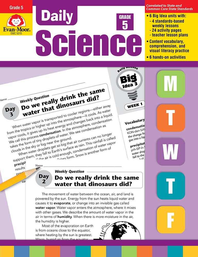 amazon com daily science grade 5 0023472050151 evan moor educational publishers books