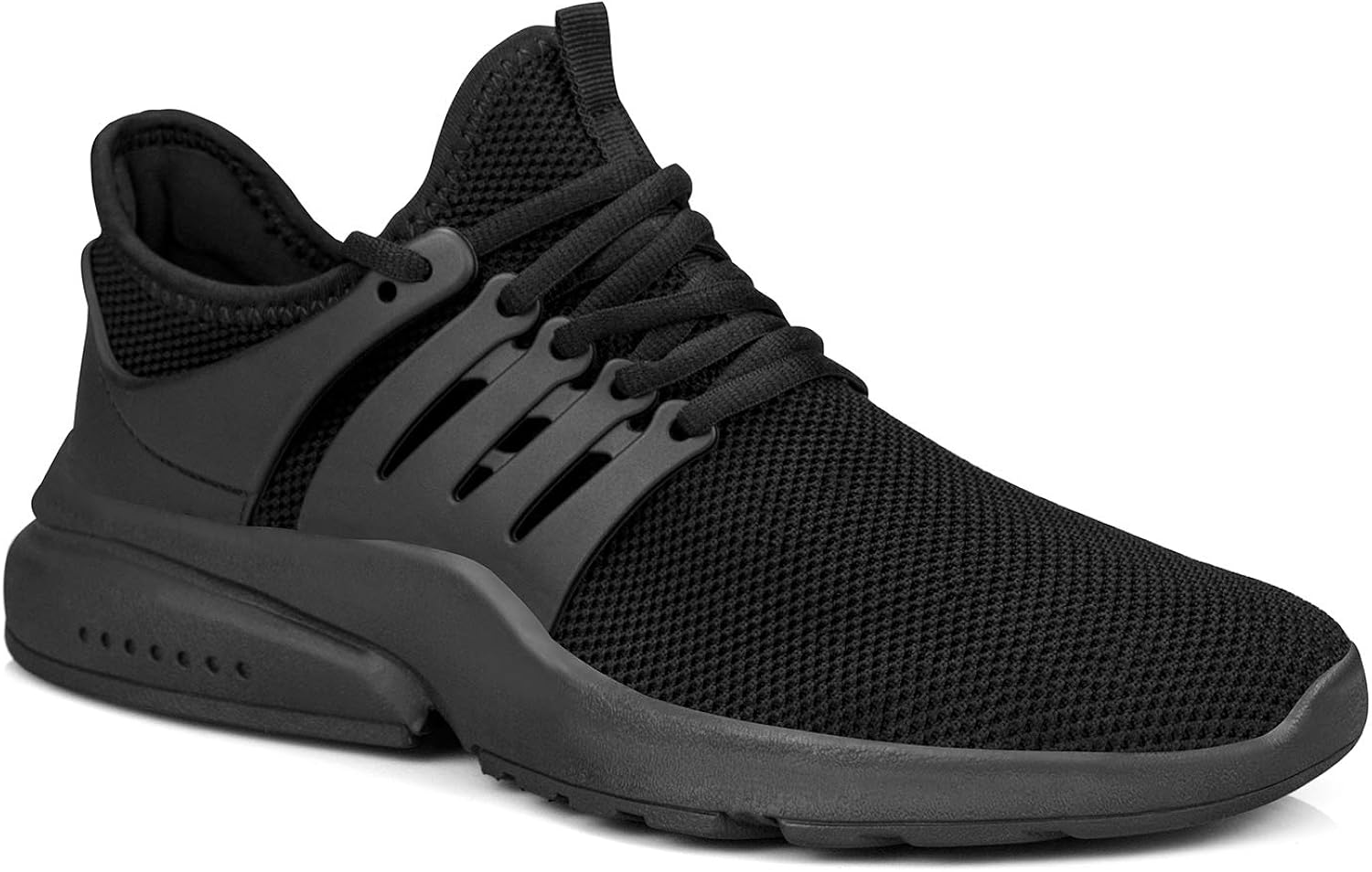  | Feetmat Men's Non Slip Gym Sneakers Lightweight Breathable Athletic Running Walking Tennis Shoes | Road Running