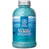 Bath Salt Sea Breeze 21.16 Oz with Natural Essential Oils Orange & Ginseng & Seaweed - Best for Good Sleep - Relaxing - Calming - Body Care - Beauty - Aromatherapy