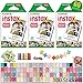 Fujifilm INSTAX Mini Instant Film 3x Twin Pack 60 Prints with 100 Frame Stickers and 10 Hanging Frames