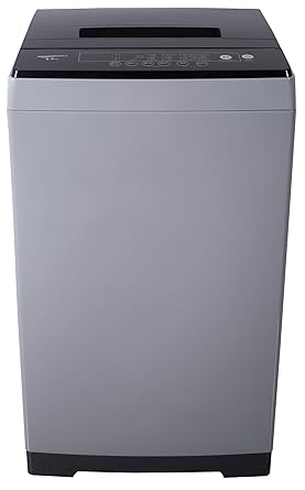 AmazonBasics 6.5 kg Fully-Automatic Top Load Washing Machine (Grey/Black, Full Metal body, LED Display)