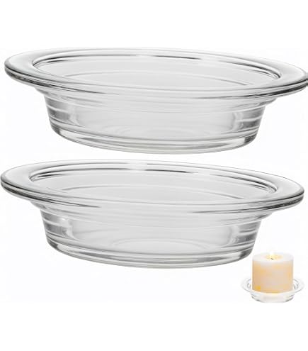TMENG 2-Pack Ceramic Warmer Dishes – 3.8 Inch Round Replacement For Oil Burners - View #9