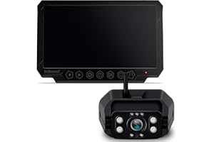 RV Backup Camera Wireless Easy Setup: for Furrion Pre-Wired Mount Integrated Kit 7'' Touch Key Monitor Recording HD 1080P Aluminum Durable Trailer Camper Rear View Camera 4 Channels DoHonest S21
