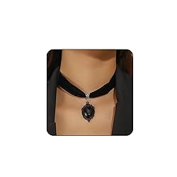 PINCHUAN 1PCS Black Choker Necklace for Women