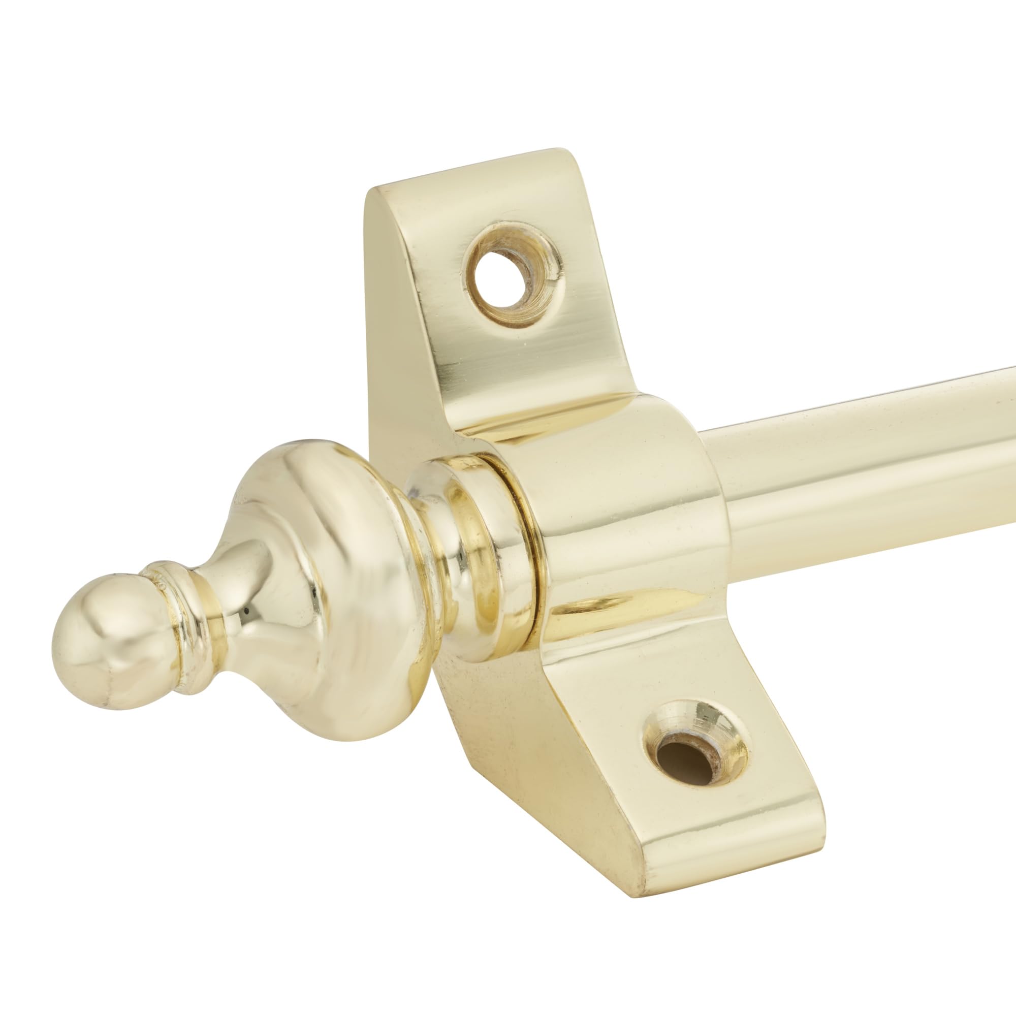 Set of 13, Stair Carpet Rods, Urn Finial, Polished Brass, Suitable for Carpet Runners Up to 70 Centimetre Wide Or Narrow (Polished Brass)