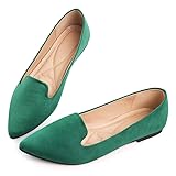 ChaiRong Zhou Women Flats Solid Color Suede Ballet
