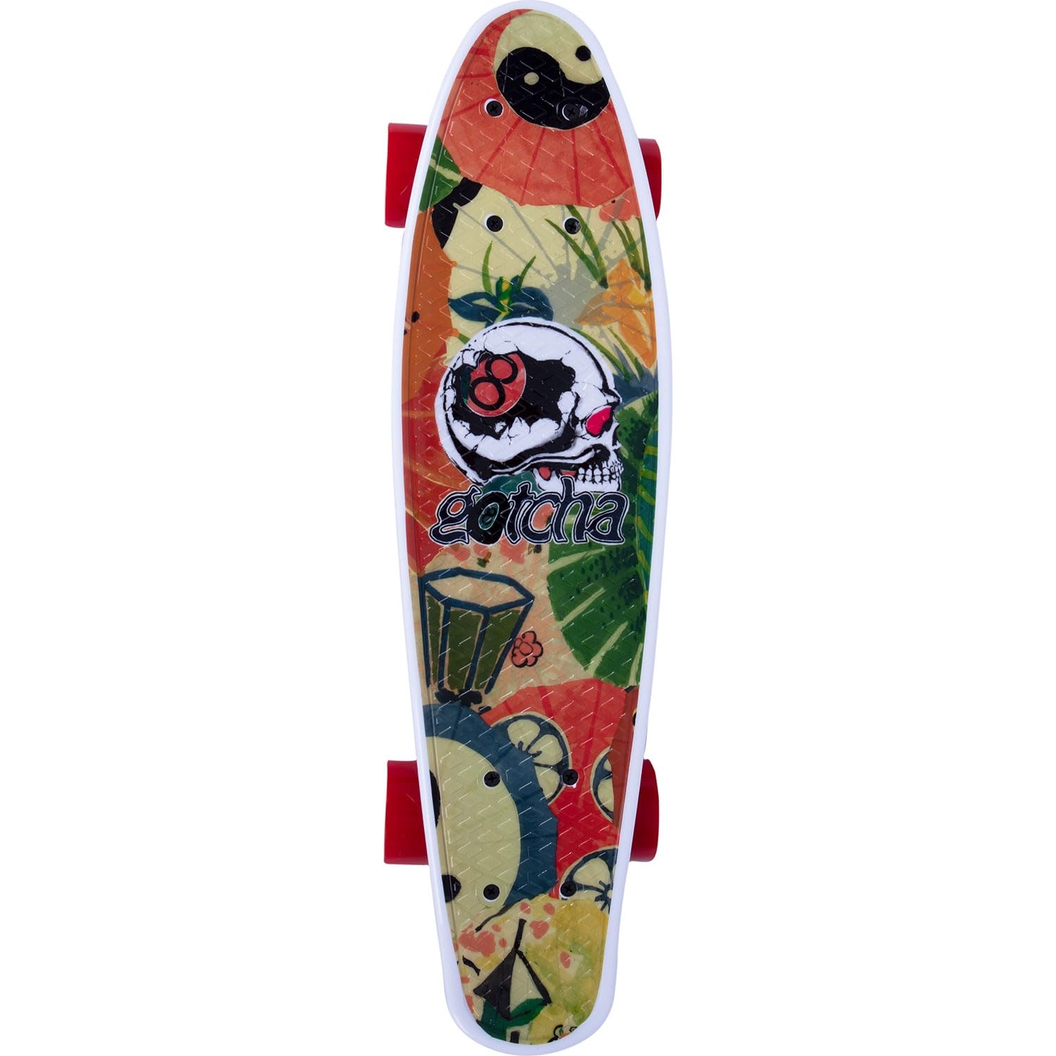 Gotcha 8 Ball Complete Cruiser Skateboard