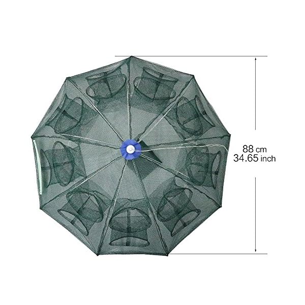 YOGAYET-Portable-Folded-Fishing-Net-Landing-Net-Fish-Shrimp-Minnow-Crayfish-Crab-Baits-Cast-Mesh-Trap YOGAYET-Portable-Folded-Fishing-Net-Landing-Net-Fish-Shrimp-Minnow-Crayfish-Crab-Baits-Cast-Mesh-Trap