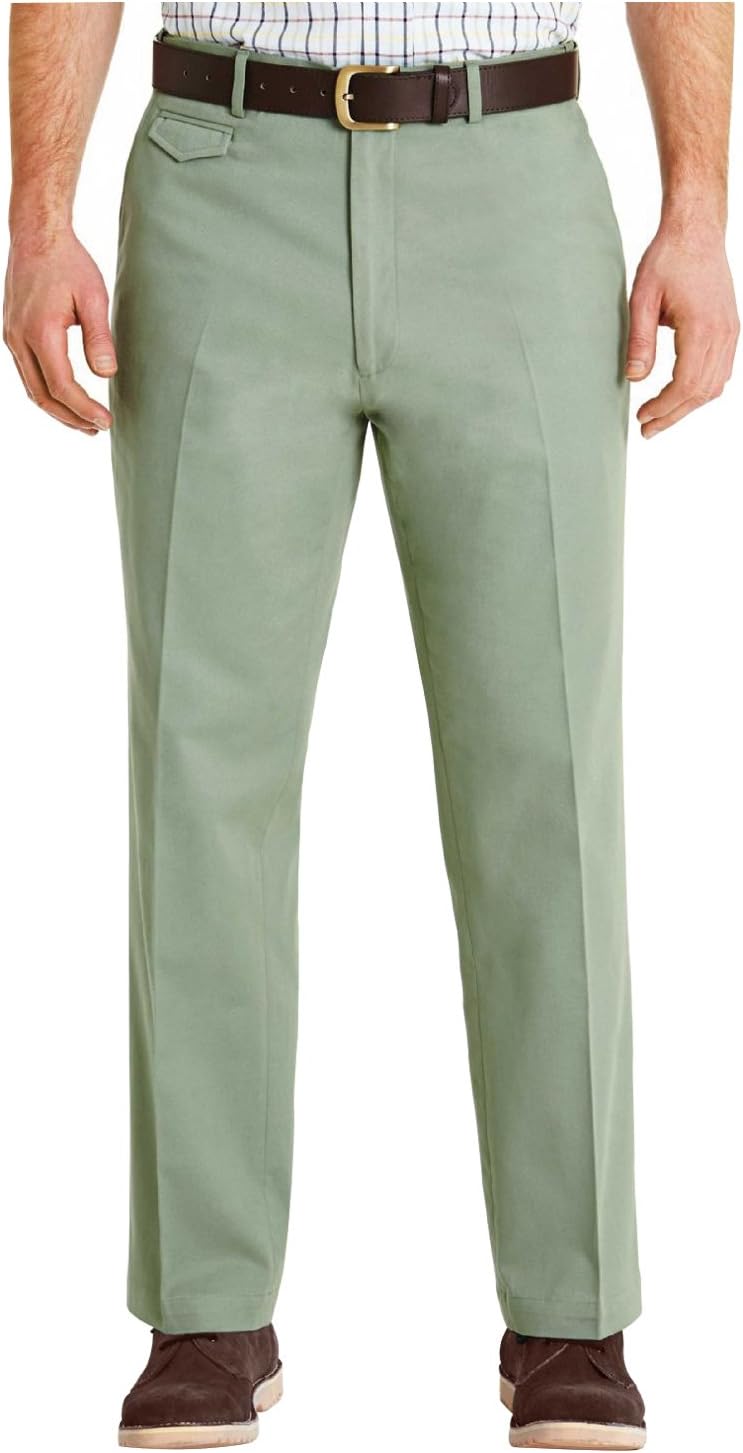 Pegasus | Mens | Cotton Chino Discreet Side Elasticated Stretch Waistband Trouser Pants |