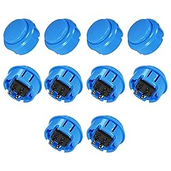 uxcell 30mm Mounting Hole Momentary Game Push