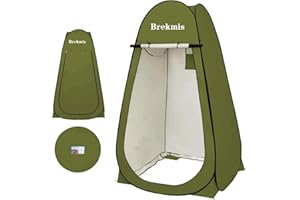 Brekmis Pop Up Tent Portable Camping Tent Privacy Shelter for Shower Toilet Dressing Changing–for Camping and Beach Outdoors–