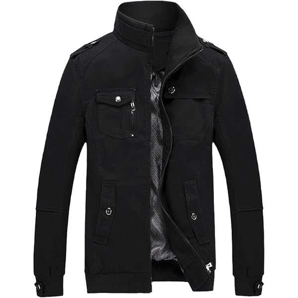 DGFWERHY Men Casual Jacket Fashion Army Coats Autumn Winter