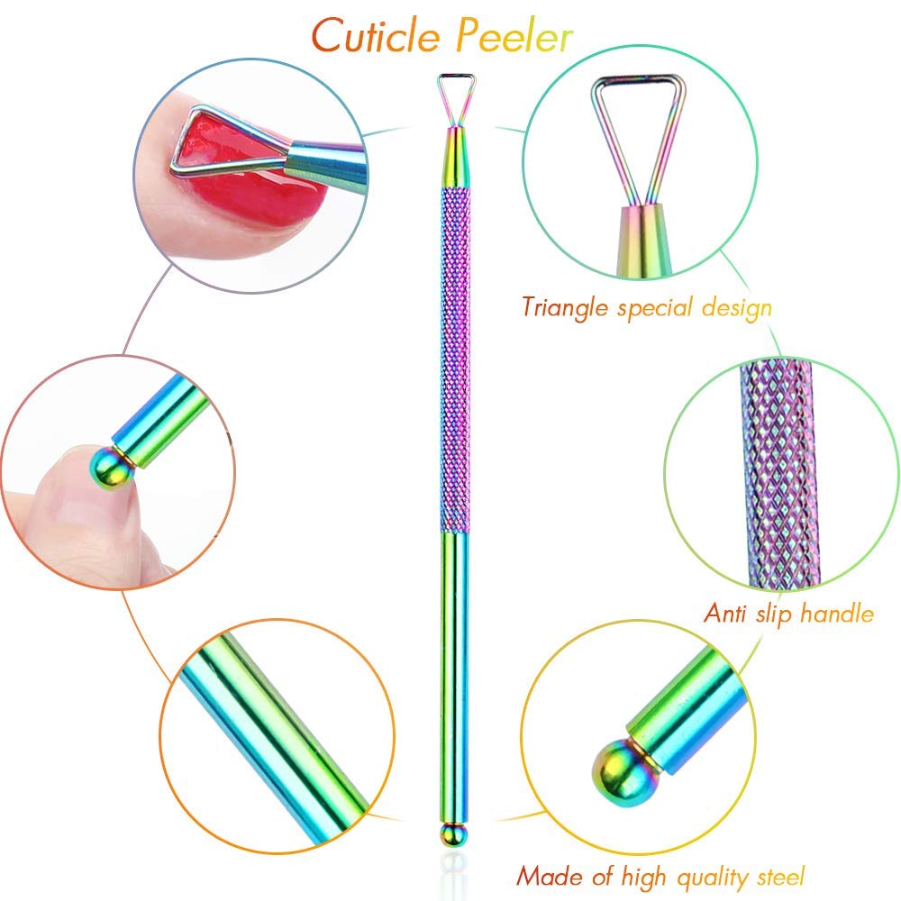 Cuticle Nippers Pusher Manicure Tools Set Jugaad Life 6Pcs Professional Stainless Steel Nail Clipper Pedicure Tweezer Knife Files Nail Care Tools Grooming Kit: Beauty