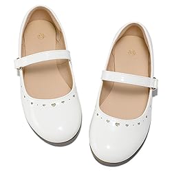 K KomForme Girl's Ballet Flats Non-Slip Soft Mary