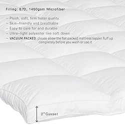 SUFUEE King Mattress Topper Down Alternative