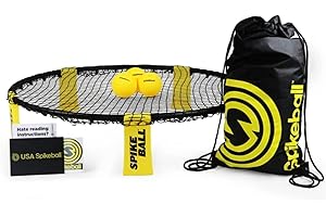 Spikeball Game Set (3 Ball Kit) - Outdoor Indoor Gift for Teens, Family - Yard, Lawn, Beach, Tailgate - Includes Playing Net,