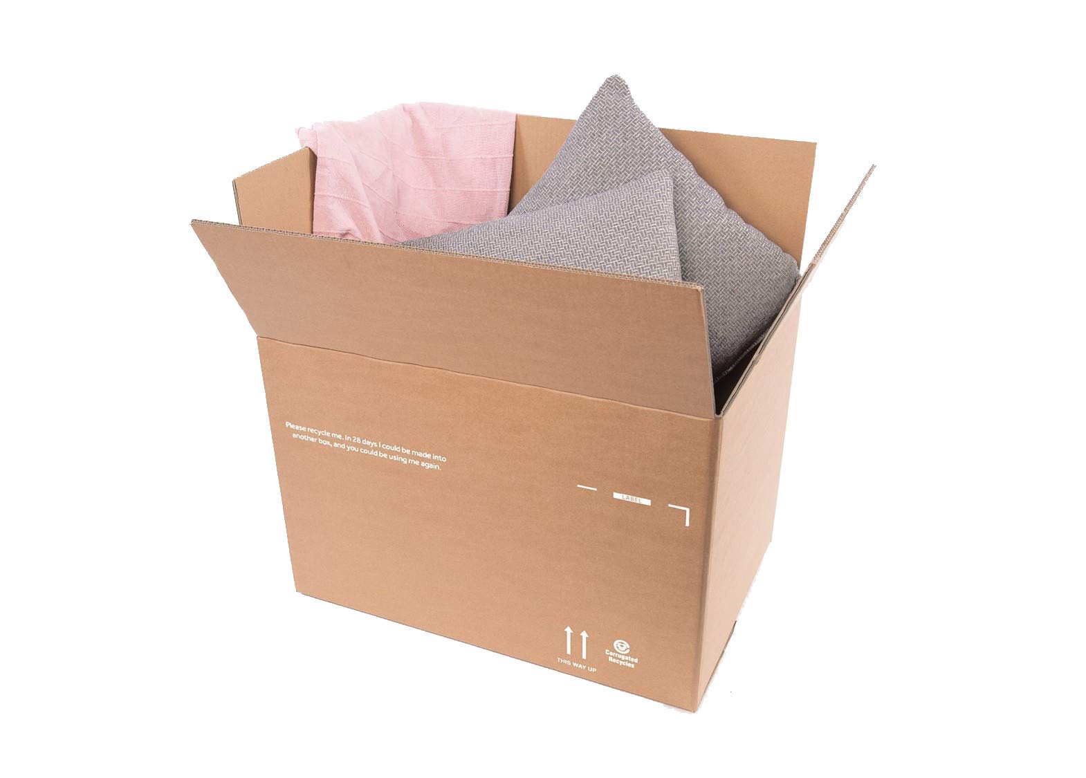 Large Cardboard Box - Strong Double Wall & Variable Height (pack of 10)