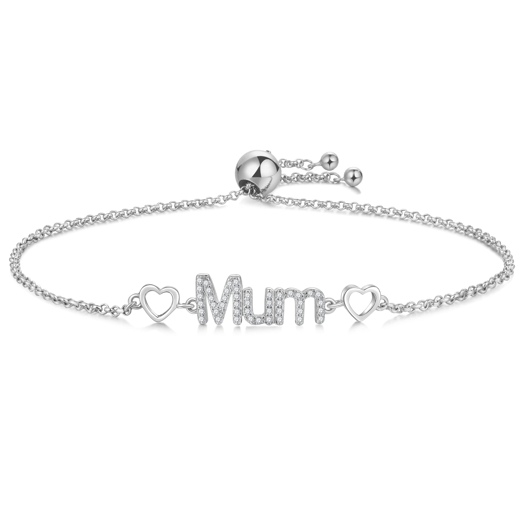 ULOMEOO Bracelet for Women 925 Sterling Silver Gift for Mother