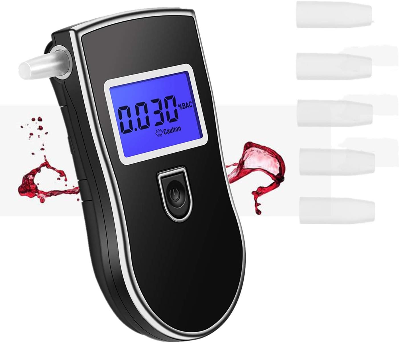 Breathalyzer, Professional and Portable Alcohol Detector with Semi