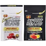 Jelly Belly Sport Beans - Assorted and Extreme Assorted with Caffeine – Energy Chews [12 Pack] Energizing Jelly Beans-Click f