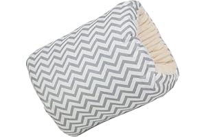 AEIMIAIDE Breastfeeding Pillow, Baby Nursing Pillow, Soft Cotton Bottle Feeding Pillows（Wavy Striped）