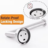 HITSLAM Brushed Steel Toilet Roll Holder Wall Mounted SUS 304 view 5