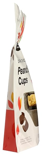 365 BY WHOLE FOODS MARKET, MINI DARK CHOCOLATE PEANUT BUTTER CUPS, 4.7 OUNCE