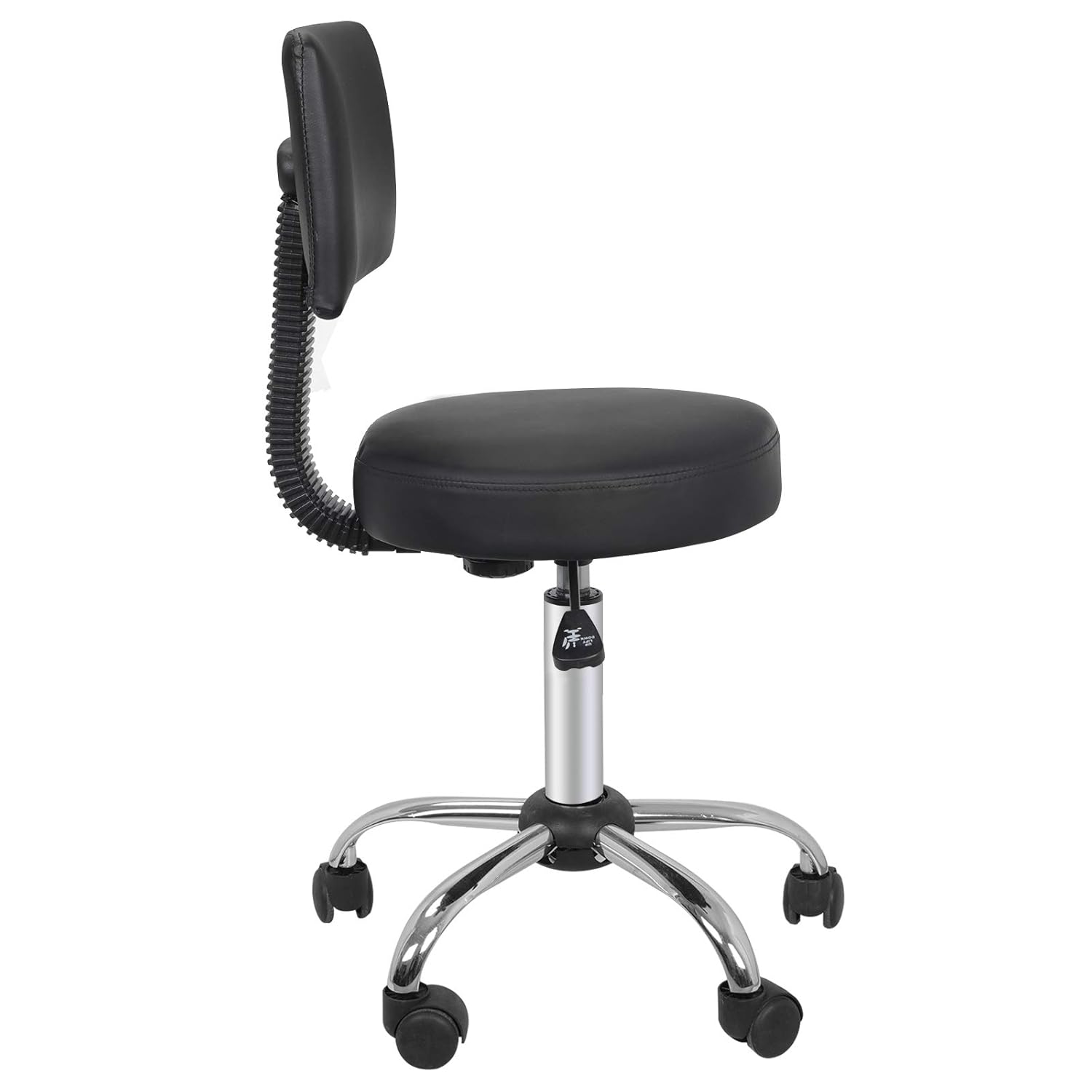 Hydraulic Swivel Medical Salon Stool Clinic Spa Massage Stool Rolling Manicure Chair W/Backrest for Tattoo Facial Spa: Beauty