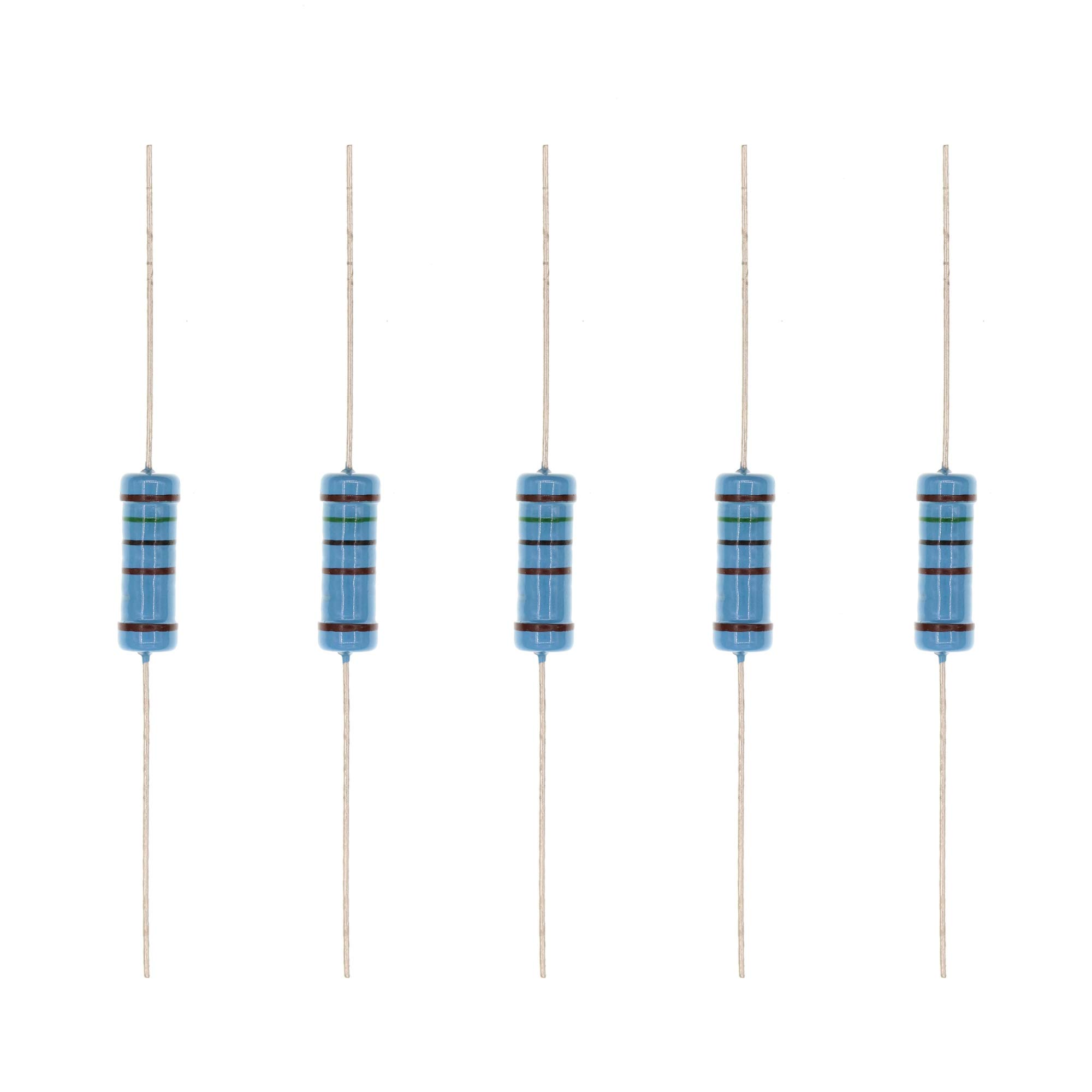 HUABAN 20PCS 3W 3 Watts 1K5 Ohm 1% Metal Film Resistor