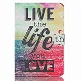 Galaxy Tab A 8.0 Tablet Case, Samsung T350 Case,Tab A 8 Case,Samsung T350 Case,Samsung Tablet A 8.0 Case,Slim Book Cover Case for Samsung Tab A Case Folio Case Protective Skin,Sea
