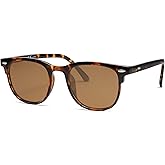 SOJOS Retro Vintage Square Polarized Sunglasses for Women Men UV Protection Lens TR90 Frame Sunglasses SJ2112